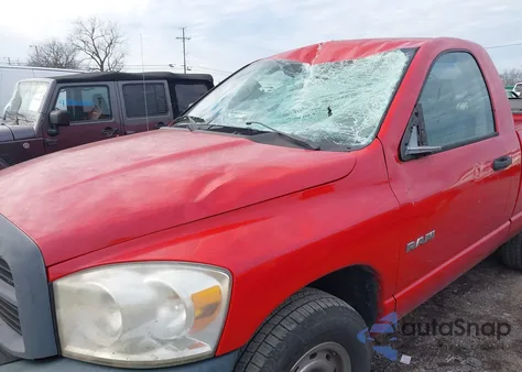 2008 Dodge Ram 1500 St/Sxt from USA, damaged, VIN 1D7HA16K58J108950